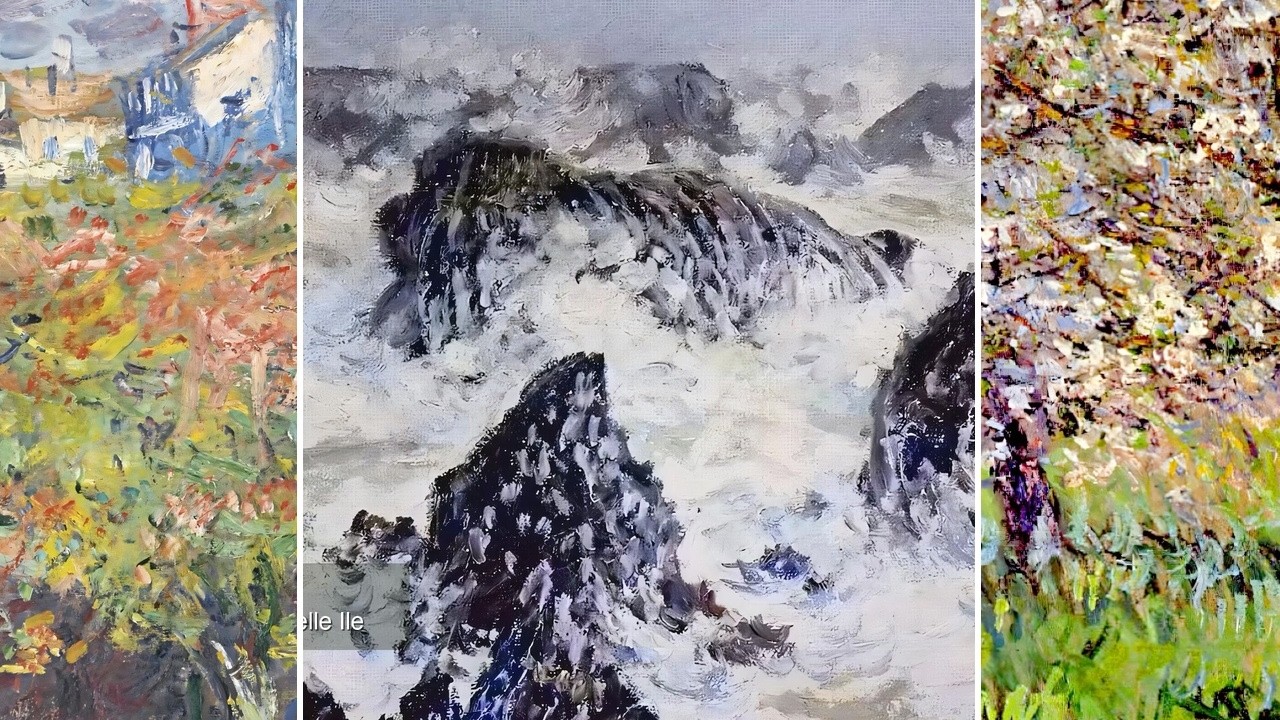 Fine Art TV — Silent Art Gallery · August 19 Morning | Storm off the Coast of Belle I… & others
