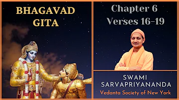 80 Bhagavad Gita I Chapter 6 Verses 16-19 I Swami Sarvapriyananda