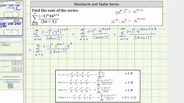 Find the Sum of an Infinite Series Using a Known Power Series (sin(x))
