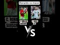 c. ronaldo vs l. messi
