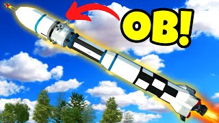 I Made OB Ride on the Outside of a ROCKET in Stormworks Multiplayer!