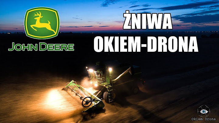 Kombajn John Deere - żniwa Okiem-Drona