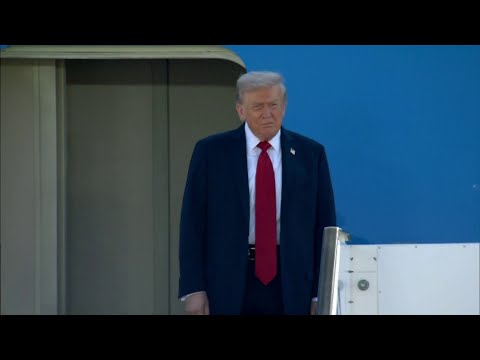 الرئيس الأمريكي دونالد ترمب يصل إلى تل أبيب وفي استقباله نظيره الإسرائيلي ورئيس الوزراء