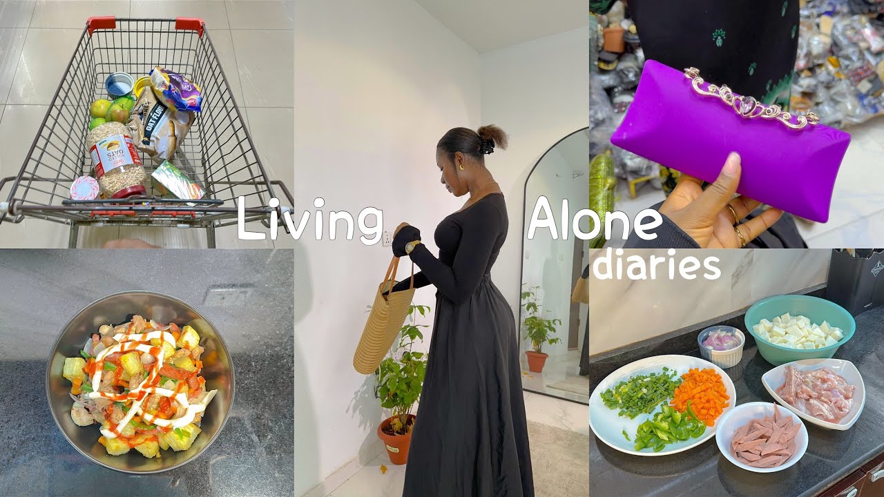 living alone | grocery shopping | home cooking | days in my life | life of a Nigerian girl