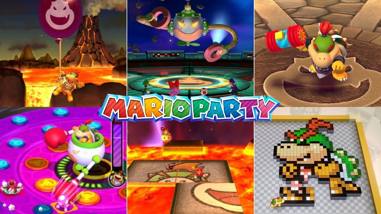 Evolution Of Bowser Jr. Minigames In Mario Party Games [2012-2018]