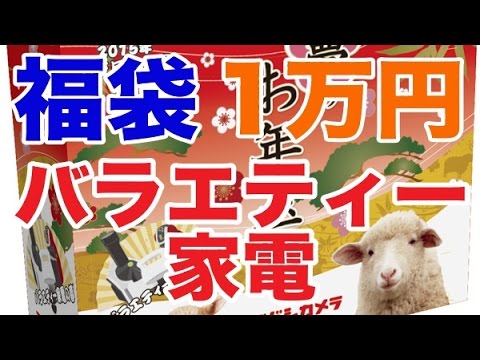 【福袋】ヨドバシカメラのお年玉箱「バラエティー家電の夢」を買ってきた！(1万円)　＃３