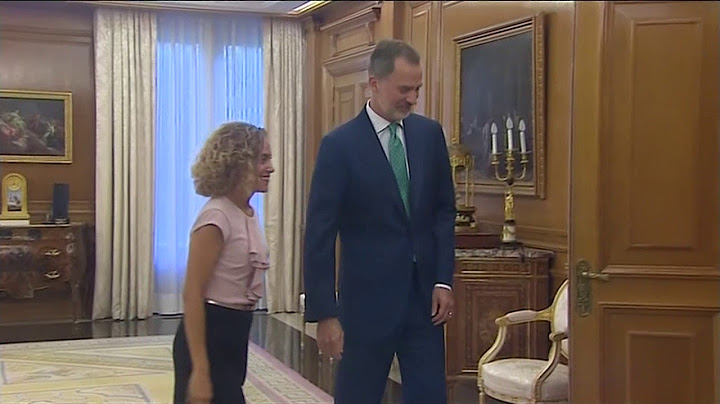 S.M. el Rey recibe en audiencia a la presidenta del Congreso, Meritxell Batet