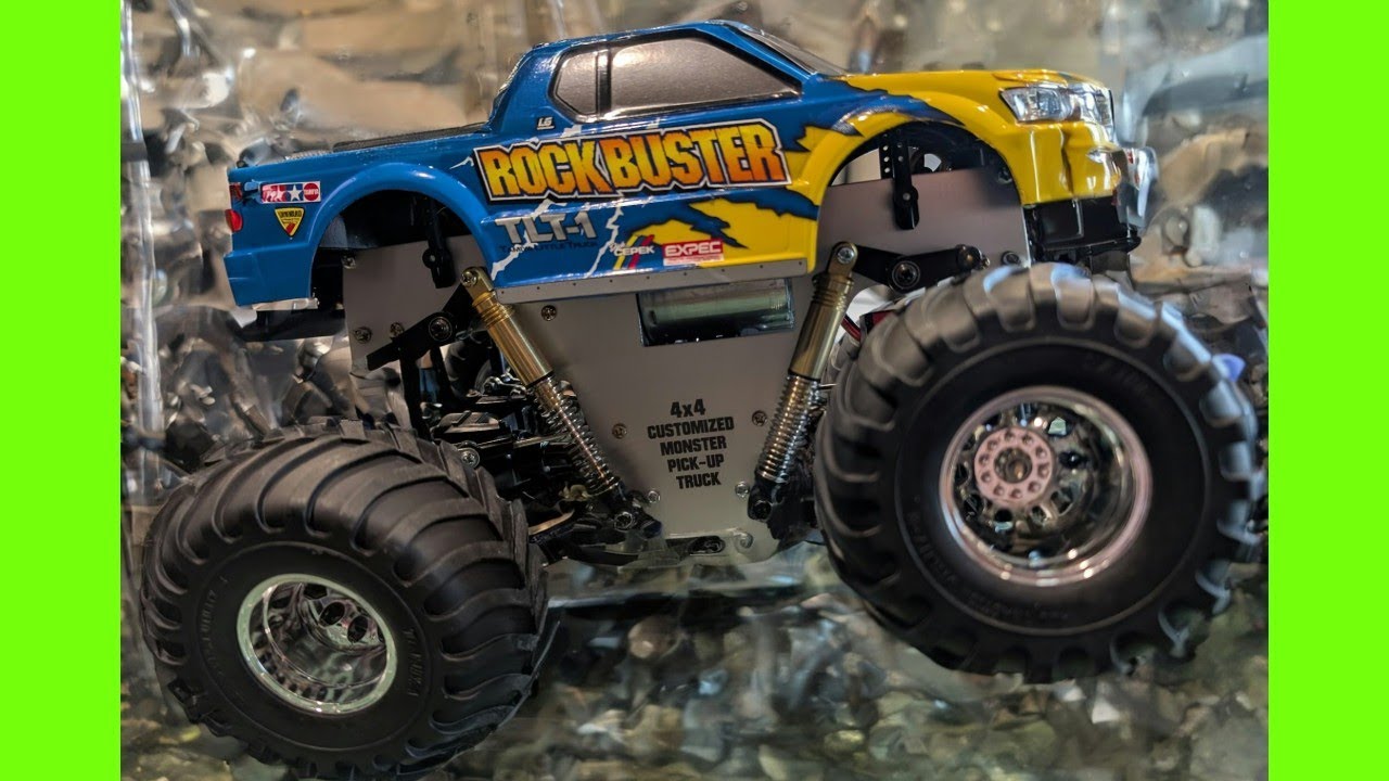 TAMIYA RockBuster 1/18 SCALE MONSTER TRUCK. - YouTube