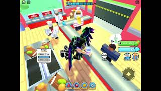 I upgraded my burger shop with a milkshake machine in Busy Business Roblox screenshot 5