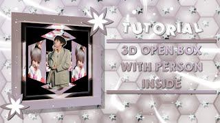 BASIC 3D OPEN BOX WITH PERSON INSIDE | ALIGHT MOTION TUTORIAL 💜