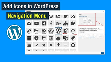 Add Images In WordPress Menu | Add Icons in WordPress Navigation Menu