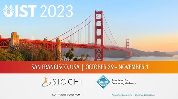 UIST 2023 – Day 1 Room 1 (Venetian Room)