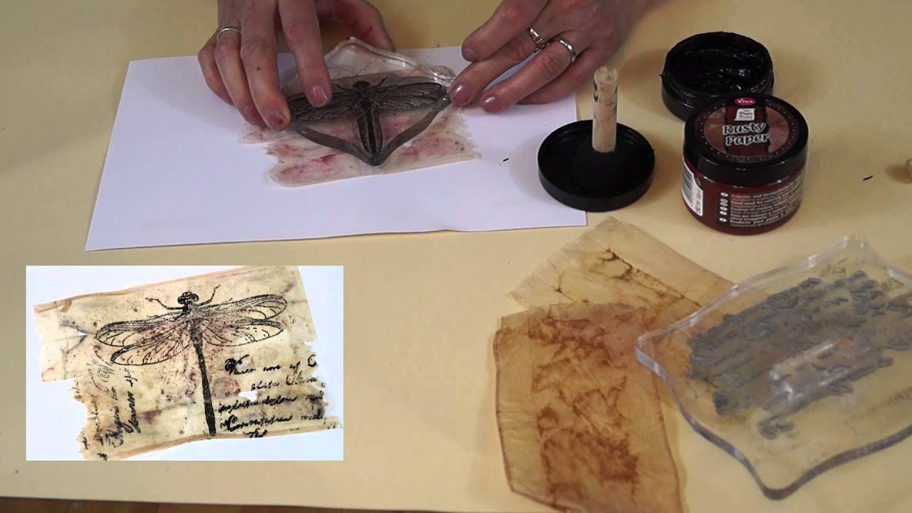 Stempel auf Teebeutelpapier, RuthvonG