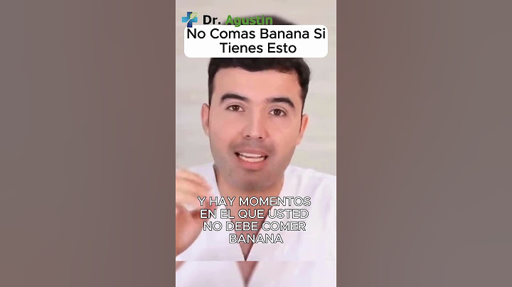 No Comas Banana Si Tienes Esto #natural #bienestar