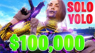 I WON THE $100,000 SOLO YOLO ON WARZONE!!!🏆
