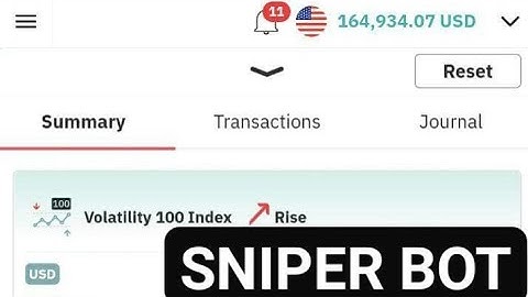 Binary bot - Deriv bot -  volatility index strategy - Binary indicator bot