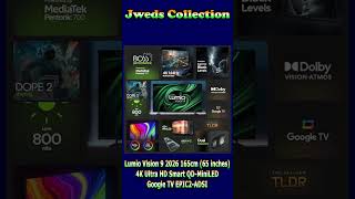 Title: Lumio Vision 9 (2026) 165cm (65") 4K Ultra HD Smart QD-MiniLED Google TV | 144Hz, 50W Dolby