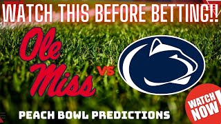 Ole Miss Rebels vs Penn State Nittany Lions Prediction and Picks - Peach Bowl Picks