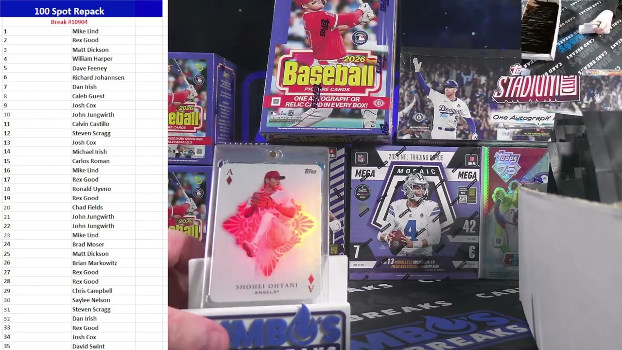 BREAK #10094   100 Spot Repack