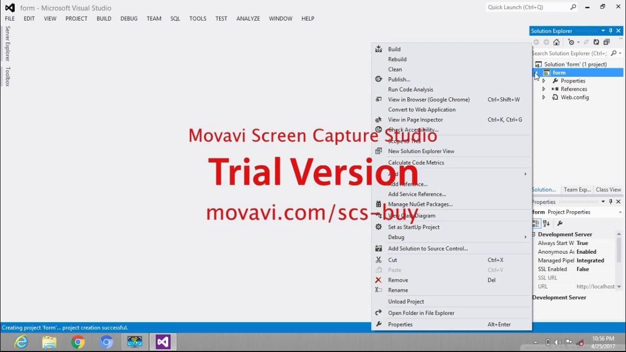How to create HTML project on visual studio - YouTube