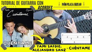 Cómo tocar Cuéntame de Yami Safdie, Alejandro Sanz | Iván Plata Guitar | Tutorial acordes