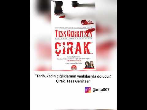 Çırak, Tess Gerritsen, Martı Yayınları, Sesli Alıntı