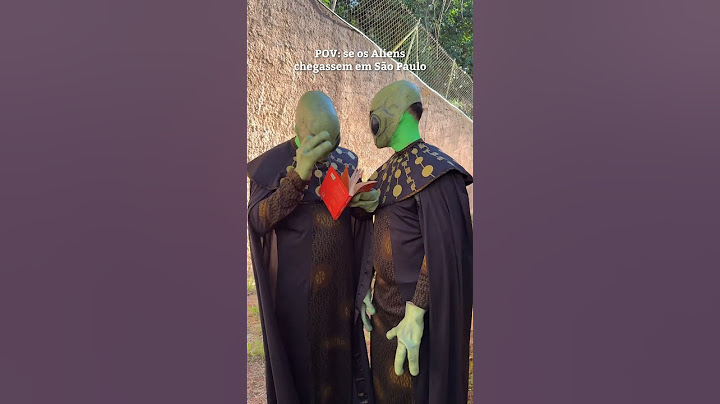 Aliens chegando em São Paulo 😂👽