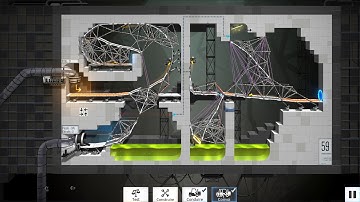 Bridge Constructor Portal level 59
