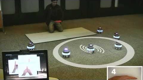 Robot swarm gesture recognition