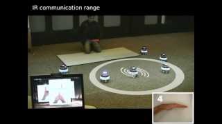 Robot swarm gesture recognition
