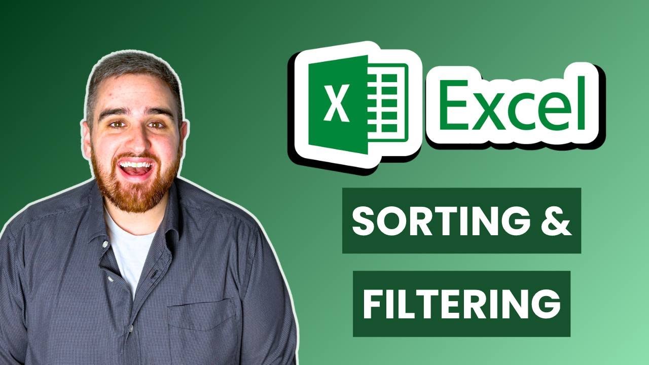 How to Sort and Filter Data in Microsoft Excel | Excel for Beginners ...
