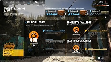 Ghost Recon Wildlands Daily Challenges Week 26 Day 4 Solo Challenge 1 Use C4 Destroy 5 SB Ground Veh
