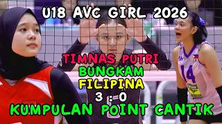 TIMNAS GARUDA VOLI INDONESIA U18 PUTRI AMUK FILIPINA! Hantam 3 : 0 Tanpa Ampun di AVC Girls 2026!