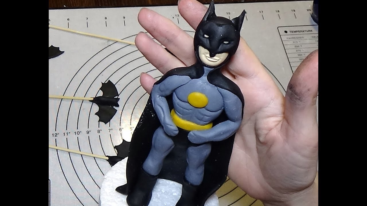 batman fondant figure