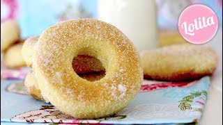 Receta de donas caseras al horno - Como hacer donas caseras horneadas de azúcar