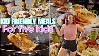 STARVING MY FIVE KIDS OR FEEDING THEM? MEALS ALL DAY !🌭🥗🍤🍳