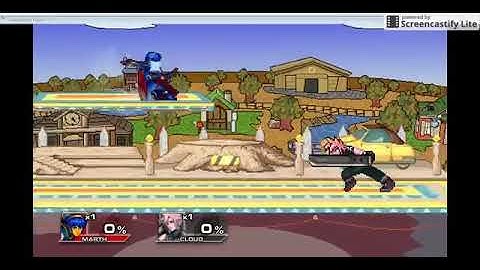 SSF2 V0.9B MARTH IS A MONSTER