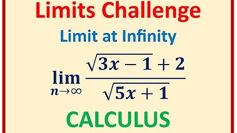 Limits at Infinity Challenge with Quotient of Squareroots functions