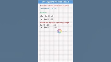 Class 10 Algebra Practice Set 1.1 Question 2(i) | Maharashtra board