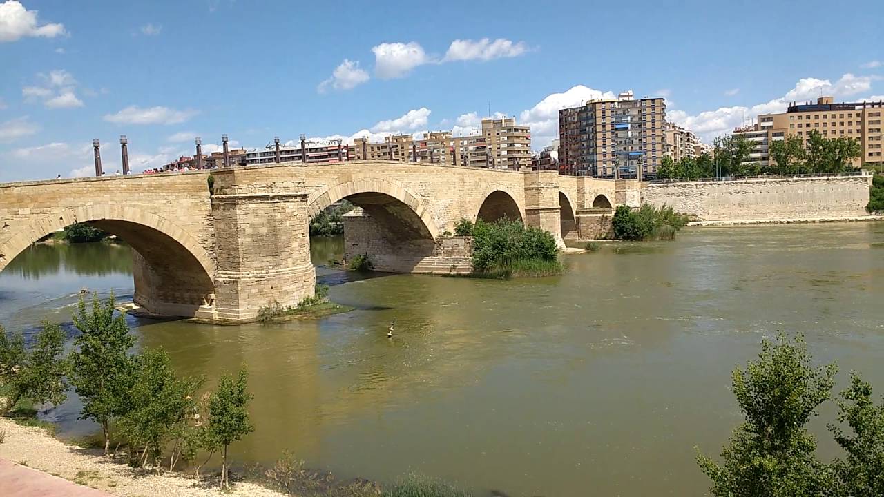 El puente de piedra de Zaragoza YouTube El puente de piedra de Zaragoza YouTube