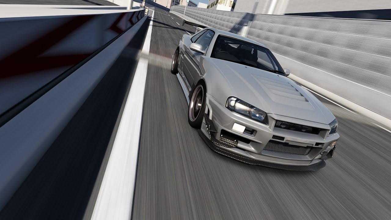NISSAN SKYLINE GTR R34 AUTOSELECT [Assetto Corsa MOD] - YouTube