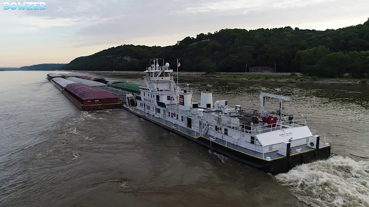 The M/V Dennis T. Delaney Northbound Mississippi R...