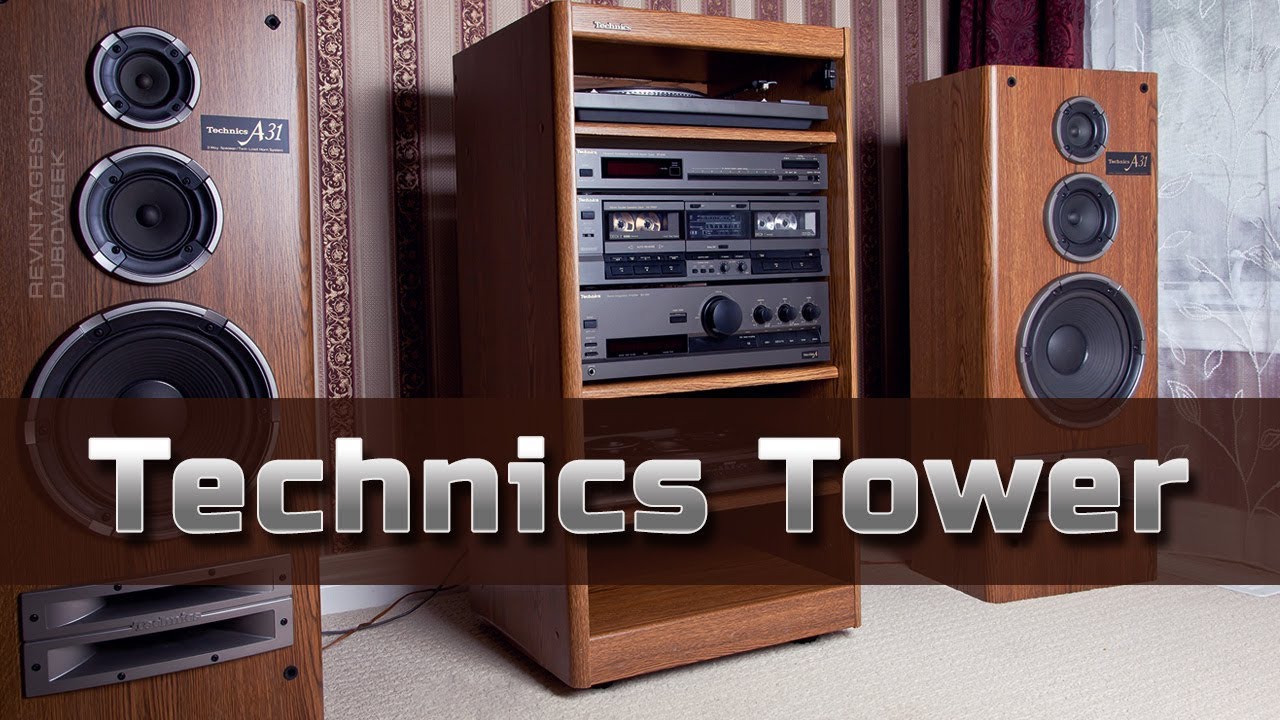 Stereo Components of Technics Tower 