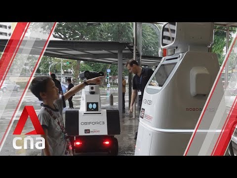 Robots to keep Singapore's MRT stations safe