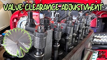 How to adjust valve clearances/tappets