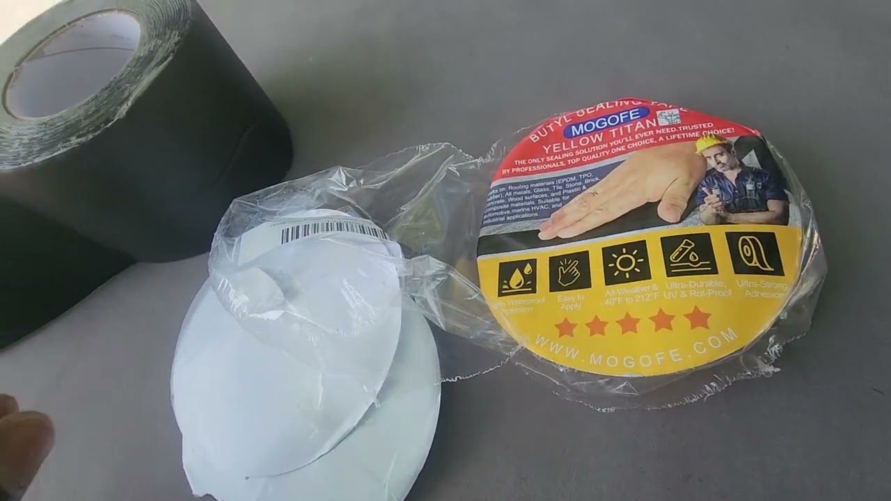 Hot Tub Cover Repair with Butyl sealing Tape