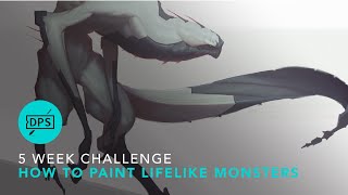 Concept Art Exercise: How to Paint Lifelike Monsters
