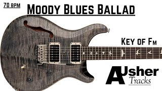 Video thumbnail of "Moody Blues Ballad Guitar Backing Track Jam in F minor"