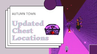 [UPDATED] 12 chest locations in Autumn Town + Maze!  | roblox royale high halloween update 2020