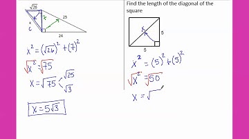 Unit 7 - Day 1 - Pythagorean Theorem and Converse